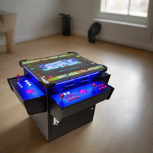 Load image into Gallery viewer, Full-sized, 3 Sided, Cocktail Table Arcade Game With 3,016 Classic, Golden Age, and Retro Games with Trackball
